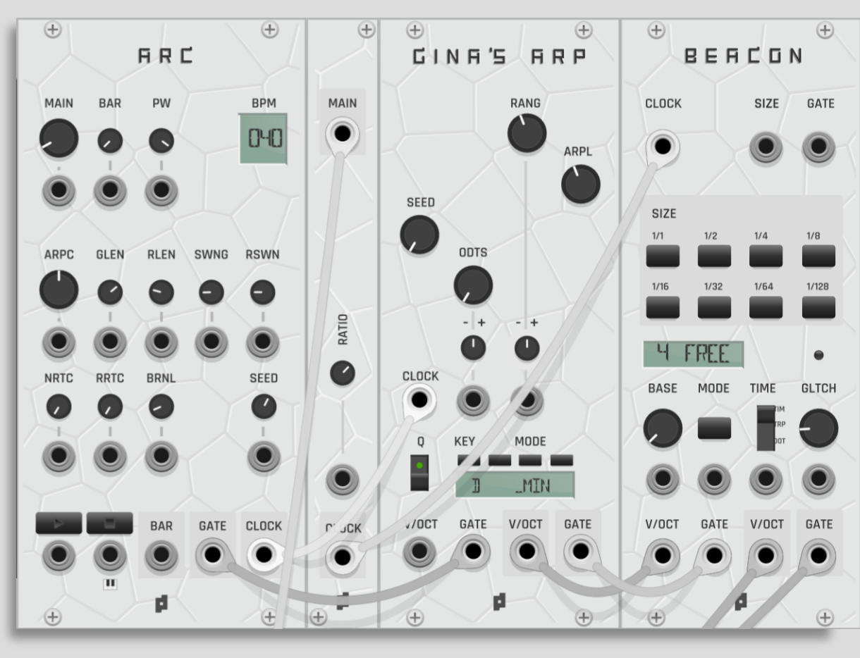 Basic patch using ARC, Gina's ARP and BEACON